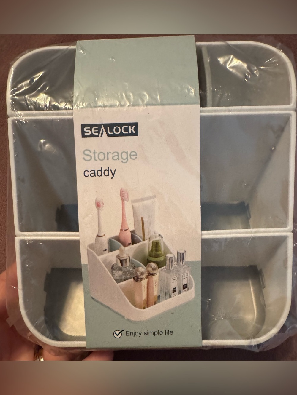 White Storage Caddy - NIB - Picture 2 of 6